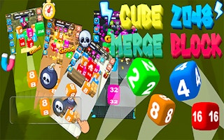 Next-Gen 2048 Cube Merge Block